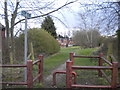 Footpath off Langley Avenue, Cotmanhay Farm estate