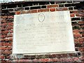 Commemorative plaque, Churchfields Recreation Ground, Rochester