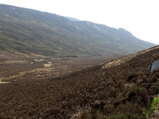 View south-eastwards across the Annalong Valley