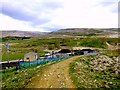 Pennine Bridleway approach to the A58 Halifax Road