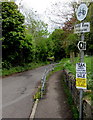 No cycling or horse riding on a footpath near Freshford Village Memorial Hall