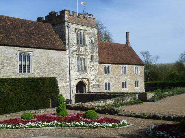 The west front of Ightham Mote