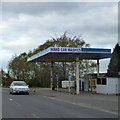 SJ4704 : Hand car wash sign on A49 in Stapleton by David Smith