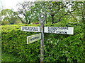 Fingerpost at Lower Bitchfield