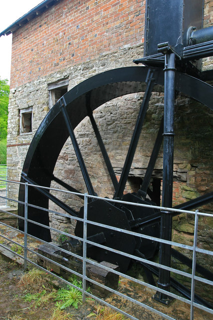 Birchley Watermill - waterwheel © Chris Allen :: Geograph Britain and ...