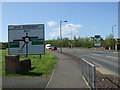 Approaching Spott Roundabout (A1)