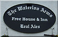 Sign on the Waterloo Arms, Chirnside