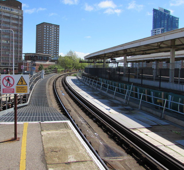 Towards Portsmouth & Southsea railway station from Portsmouth Harbour station