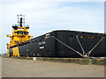 Frigg Viking, moored at Bollard Quay