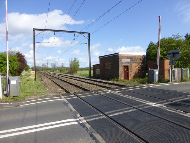 Level crossing at Stannington Station