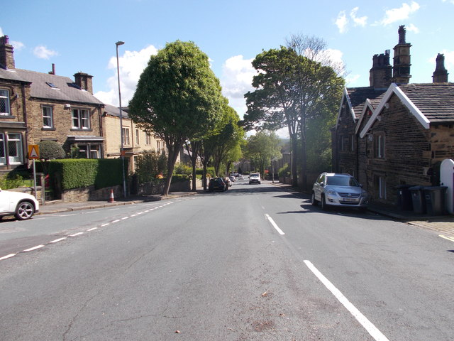 Birkby Hall Road - viewed from... © Betty Longbottom cc-by-sa/2.0 ...