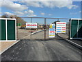 Site gate to Imperial Green - phase 2, Twiss Road