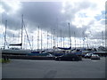 Boatyard at Gallows Point on Anglesey near Beaumaris