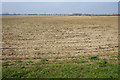 Harvested field near Lee Farm