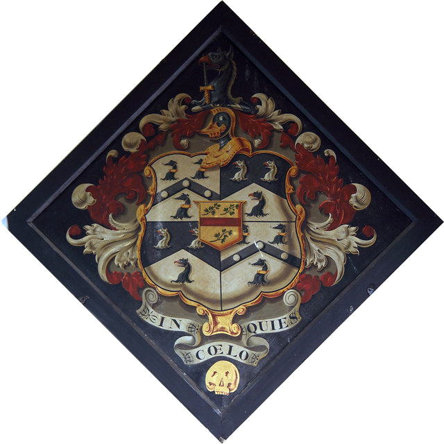 St Mary the Virgin, Great Chart - Hatchment