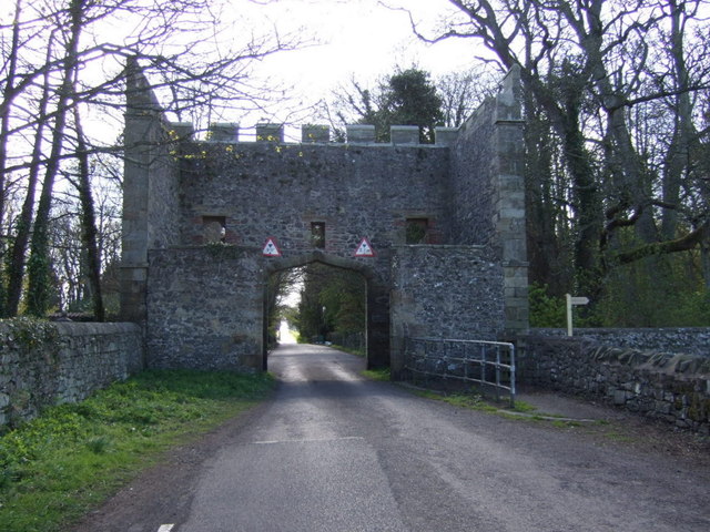 Gateway near Craster Tower