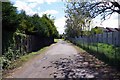 Access lane from High Street to playing field, Wollaston, Stourbridge