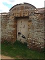 Gate in garden wall