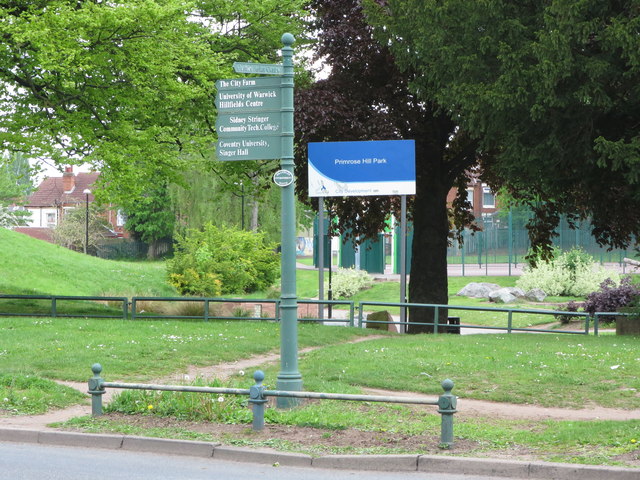 Signs in front of Primrose Hill Park