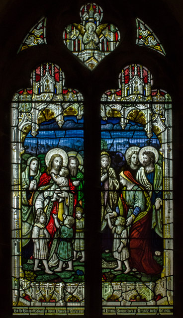 Stained glass window, St Michael's church, Glentworth
