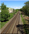 Railway towards Sherborne railway station