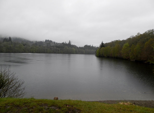Loch Faskally on a damp early morning