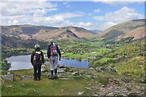 NY3405 : Grasmere from Loughrigg by Jim Barton