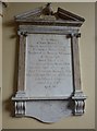 NY3250 : St Andrew, Thursby: memorial (v) by Basher Eyre