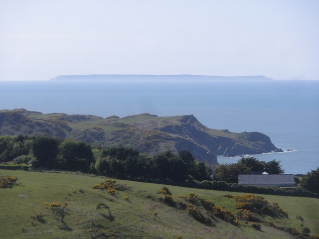 Lundy Island, seen from Flat Point, Devon