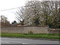 Wall on the west side of Lincoln Road, Navenby