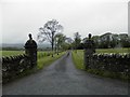 Driveway to Edradour House