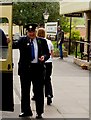 SP0229 : Stationmaster at Winchcombe by Paul Harrop