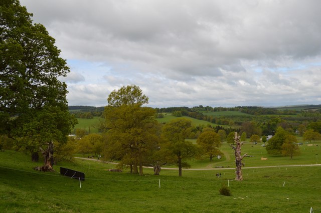 Chatsworth Park from the eastern slopes