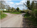 At the junction of Horsebrook Hall Lane