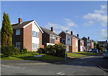 SO9095 : Housing in Camberley Drive, Penn, Wolverhampton by Roger  D Kidd