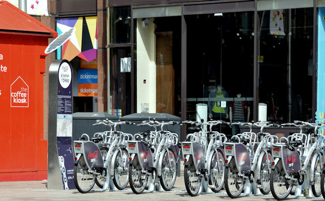 Belfast Bikes, Castle Place (May 2015)