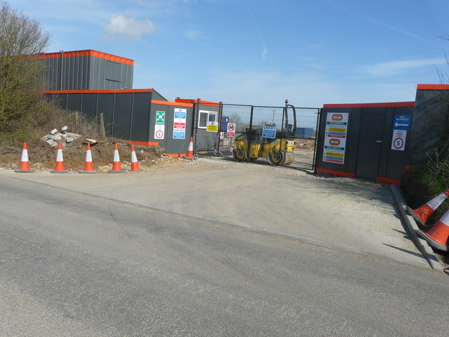 Entrance to a building site, Calleywell Lane