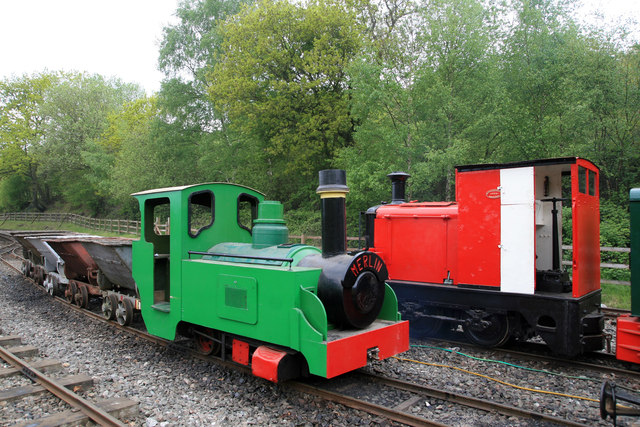 Apedale Valley light Railway - Merlin © Chris Allen :: Geograph Britain ...