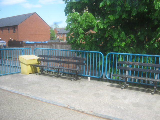 Seats at Cwmbran Station