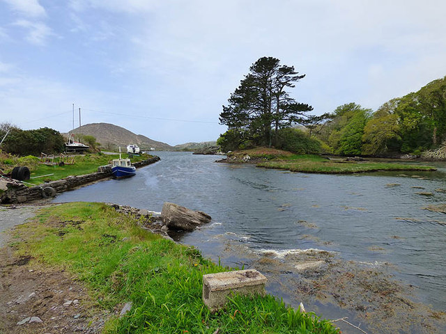 Inlet on eastern side of Cove harbour