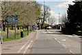 TQ1069 : Staines Road East at Kempton Park by David Dixon