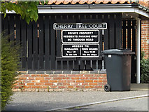 TM1180 : Cherry Tree Court sign by Geographer