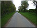 Minor road past Hutton Hall Barns