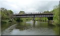ST6867 : Looking upstream to Saltford Railway Bridge [No 210] by Christine Johnstone