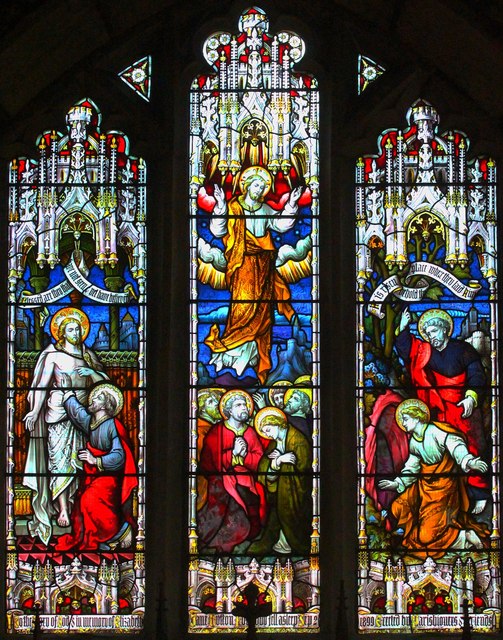 East window, St Gregory's church, Castlemorton