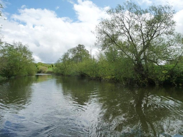 The River Avon, looking upstream