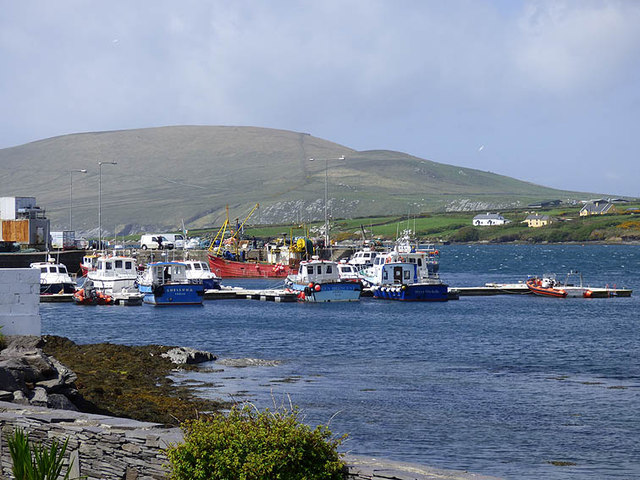 Boats in Portmagee Harbour