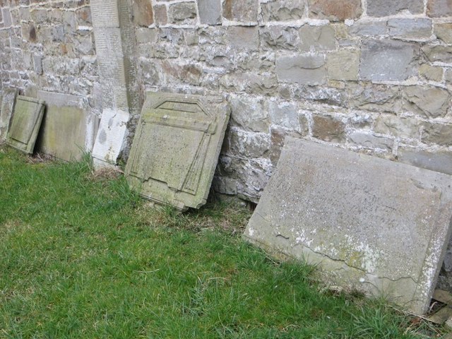 Memorials on the South Wall