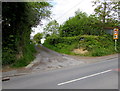 Access road to Llwyndrissi Farm, Whitland