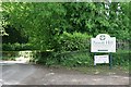 Sign for Perrott Hill School, North Perrott, Somerset